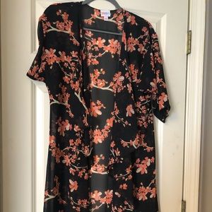 S LuLaRoe Shirley Kimono